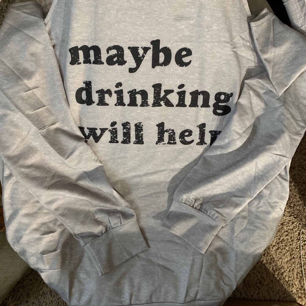 Maybe Drinking Will Help Sweater - image 2